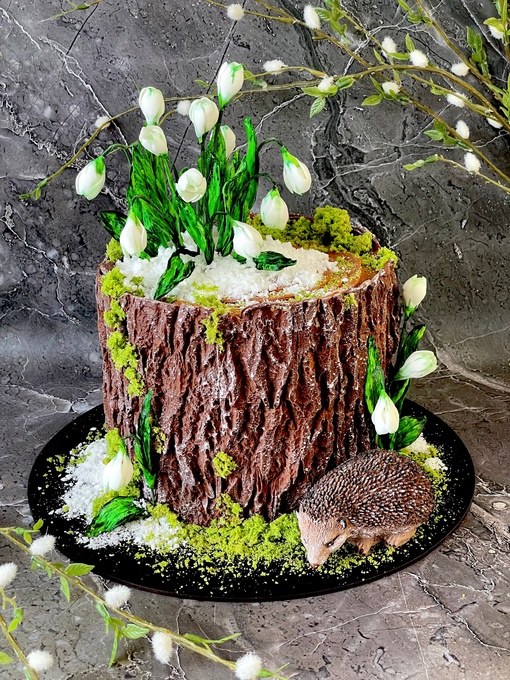 [Anastasiya_bakery] Торт Весенний пень [Анастасия Политыкина]