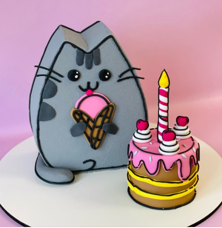 [anastasiya_bakery] Видеоурок Котик в мультяшном стиле [Анастасия Политыкина]