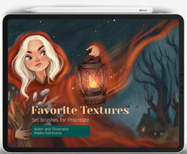[Bocadebra] Любимые текстурные кисти для Procreate. Favorite Textures Brushes Procreate [Надежда Солнцева]