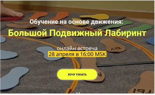 Большой Подвижный Лабиринт [Анна Бояринцева, Елена Богер]