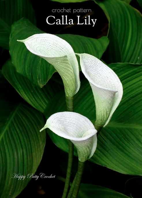 Calla Lily Flower/Калла Лилия Цветок [HappyPattyCrochet]