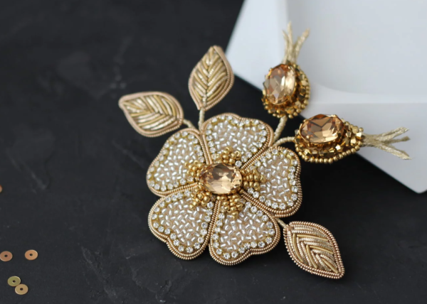 [Christie_jewelry] Брошь Шиповник [Кристина Тришева]