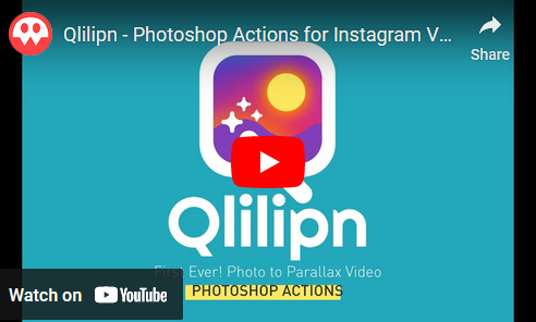[Creativemarket] Qlilipn 2.1  создаем параллакс видео из фото в Photoshop