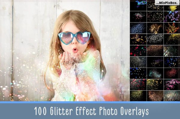 Фотоналожения блеска. Glitter Effect Photo Overlays [MixPixBox]