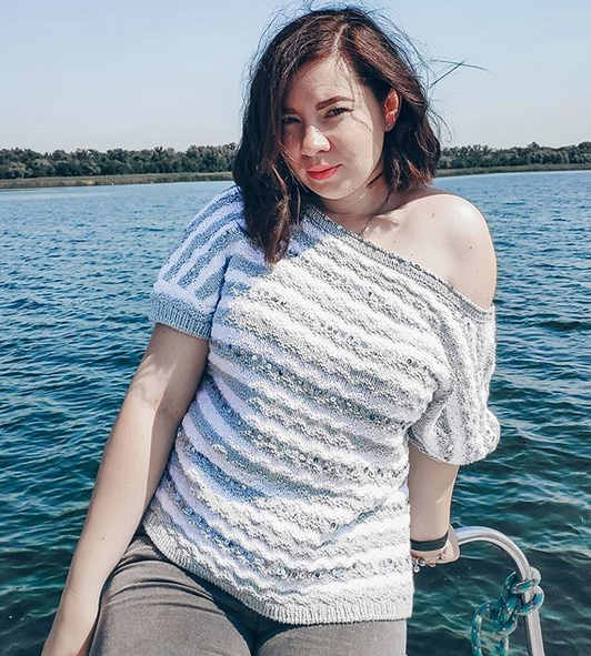 [galiney_knitwear] Футболка portofino_tshirt [Анна Галиней]