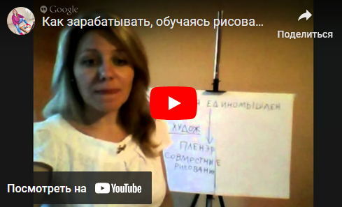 Как зарабатывать, обучаясь рисованию [Мила Наумова]