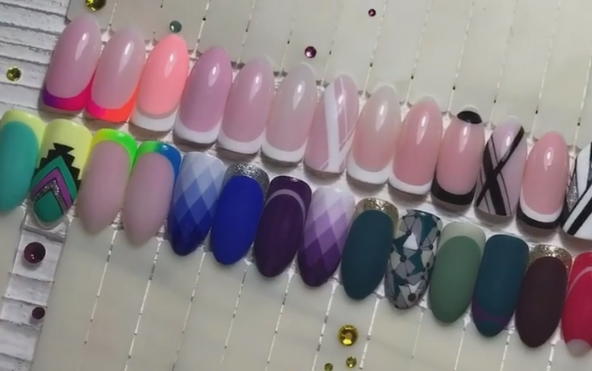 [kras_a_nails] Разновидности френча и Геометрия [Анастасия Красовская]
