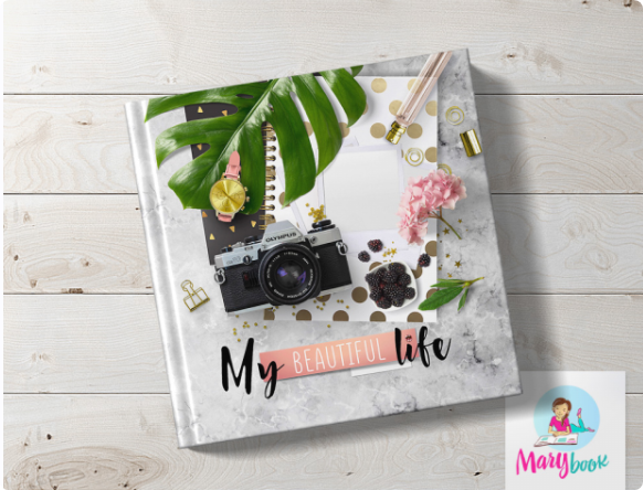 [Mary book] Женская фотокнига в стиле Flat-lay [Мари-А]