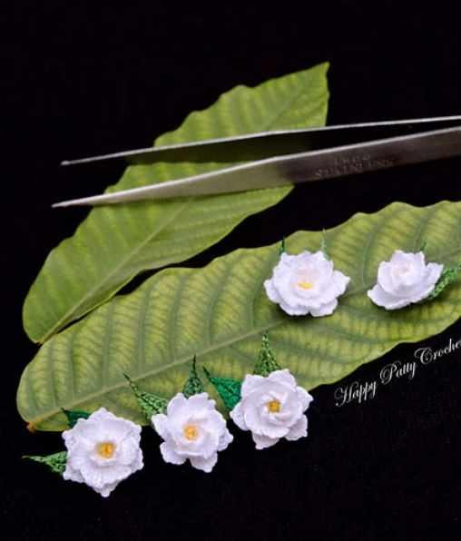 Mini Gardenia/Мини Гардения [HappyPattyCrochet]