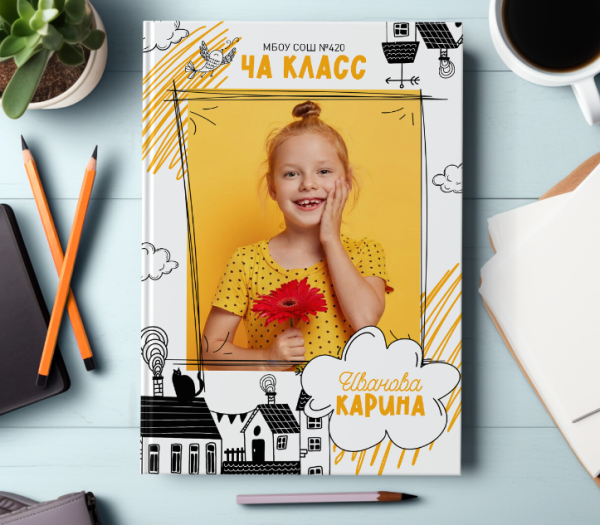 [mironova.studio] PSD-Шаблон фотокниги Doodle [Ирина Миронова]