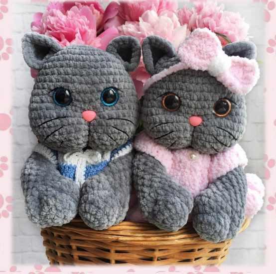 МК Кошечка Плюша и котенок Тимоша [Юлия Шумская]