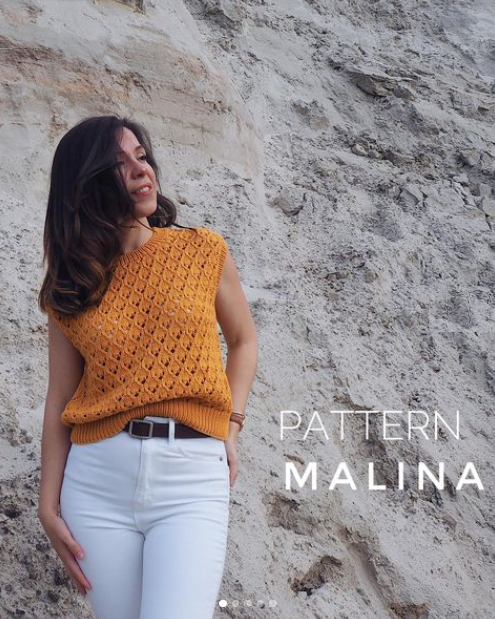[nata_foksy] Жилет/топ Malina [Наталья Брагина]