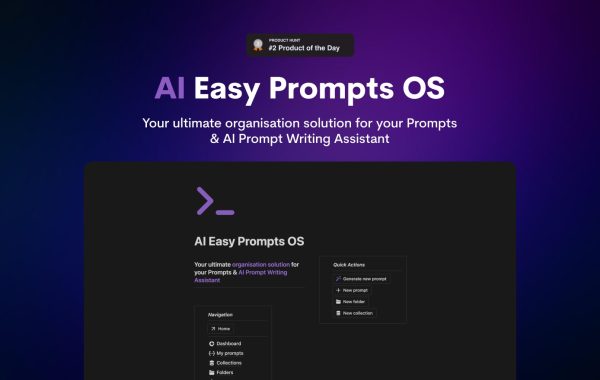 [Notion] AI Easy Prompts OS & AI Prompt Writing Assistant [Valeria Notion]