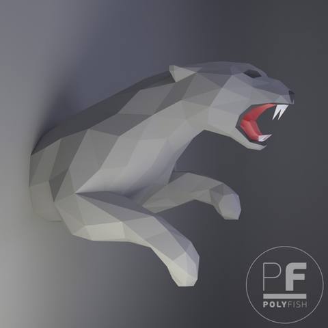 [PolyFish- papercraft] Пантера [Евгений Рыбальченко]