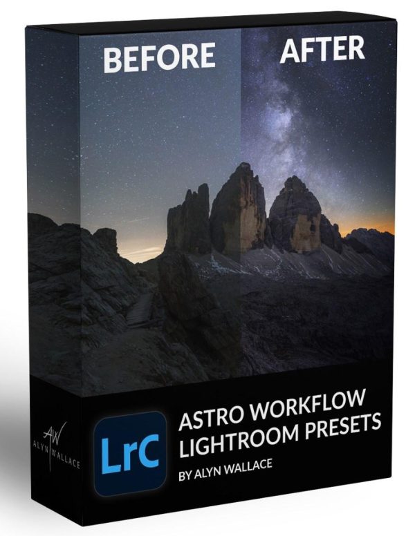 Пресеты для звездного неба  Astro Workflow Lightroom Presets, 2018 [Alyn Wallace]