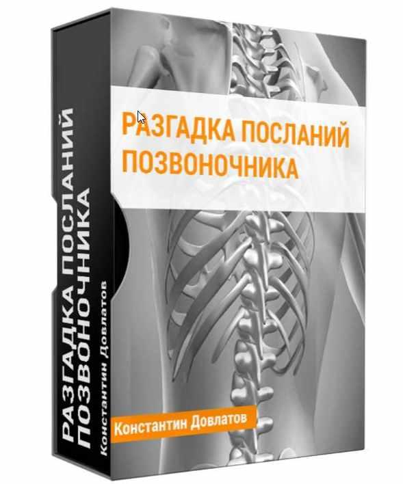 Разгадка посланий позвоночника [Константин Довлатов]