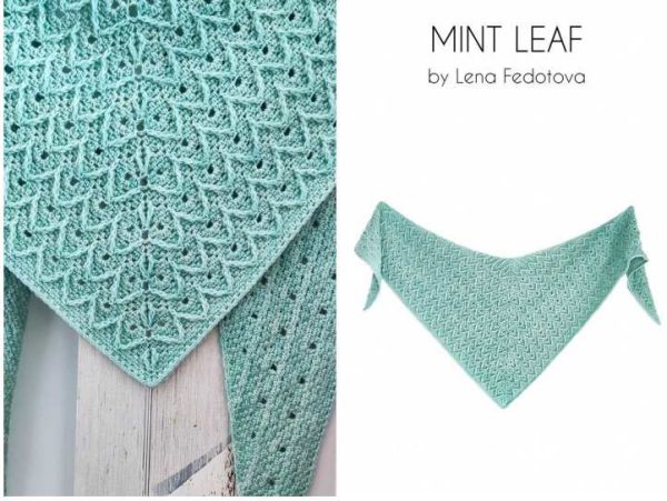 Шаль Mint Leaf [Elena Fedotova]