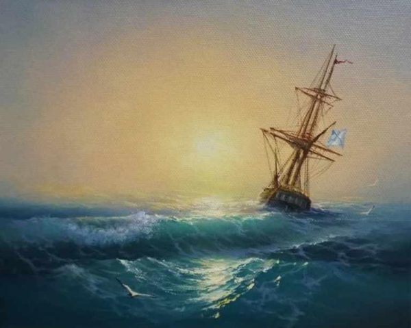 [Школа морского пейзажа] Солнечный свет [Дмитрий Роза]