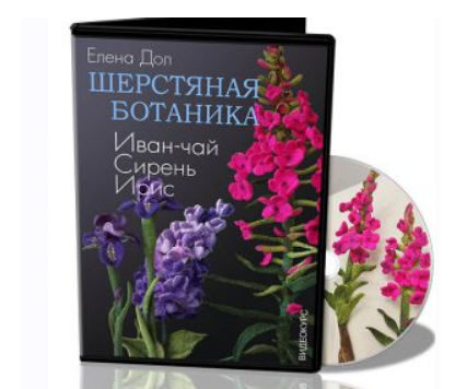 [Школа Войлока Онлайн] Шерстяная ботаника [Елена Дол]