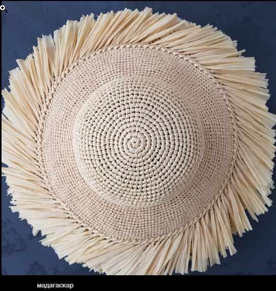 Шляпа из рафии Мадагаскар [annetta_handmade]