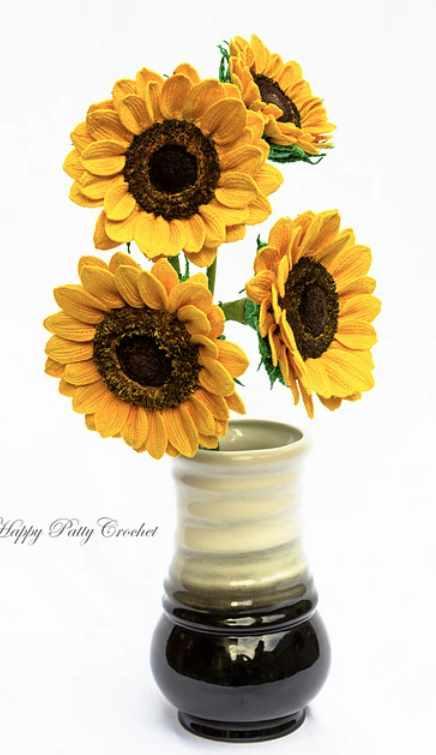 Sunflower/Подсолнух [HappyPattyCrochet]