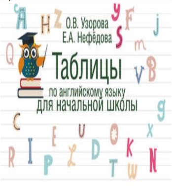 Таблицы по английскому языку для начальной школы [Ольга Узорова, Елена Нефёдова]