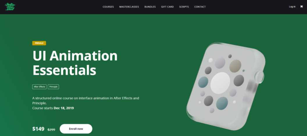 UI Animation Essentials.2019 [Motion Design School]
