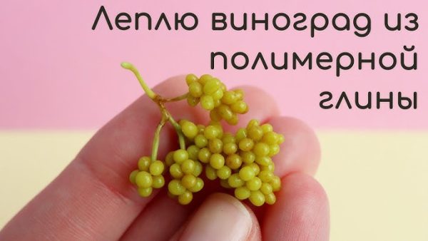Виноград из полимерной глины [magic_magic_garden]