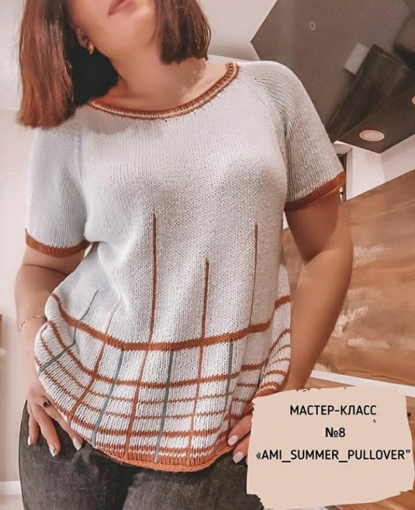 [Вязание] Пуловер ami_summer_pullover [amina_teunaeva]