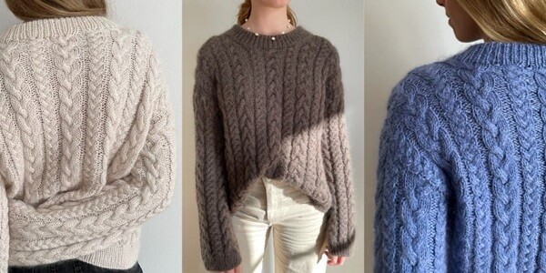[Вяжи.ру] Пуловер с косами Pachira Sweater [TwinKnits]