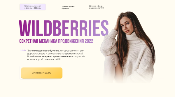 Wildberries. Секретная механика продвижение. Тариф  Стандарт [Кристина Волженская]