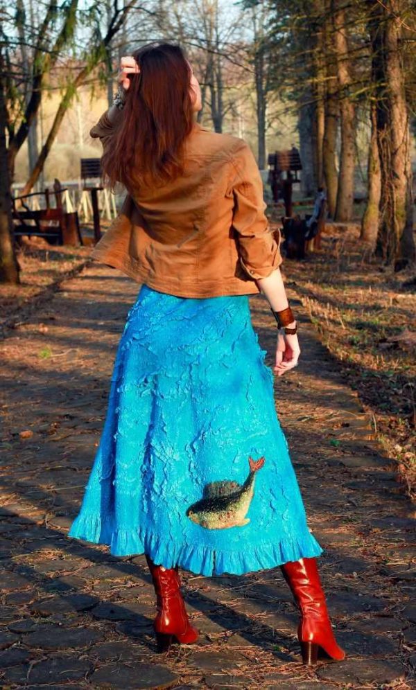 Юбка с хариусами [Татьяна Сапельникова]