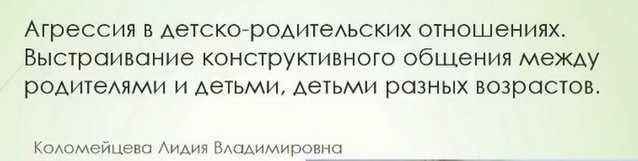Агрессия в детско-родительских отношениях. Выстраивание конструктивного общения между детьми разных возрастов, родителями и детьми [Лидия Коломейцева]