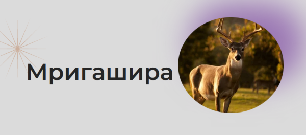 [Astrogreen] Накшатра Мригашира [Анна Воробьева]