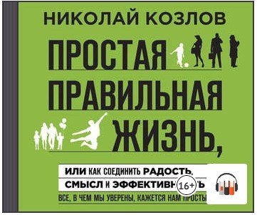 [Аудиокнига] Простая правильная жизнь, или Как соединить радость, смысл и эффективность [Николай Козлов]