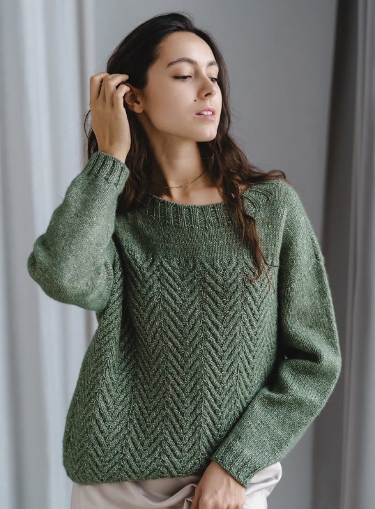 [Aura Yarns] Джемпер aura forest
