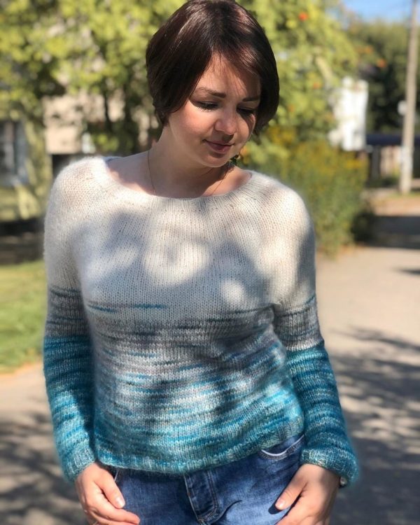Джемпер не полосатые полоски [yarn_studio_chelyabinsk]