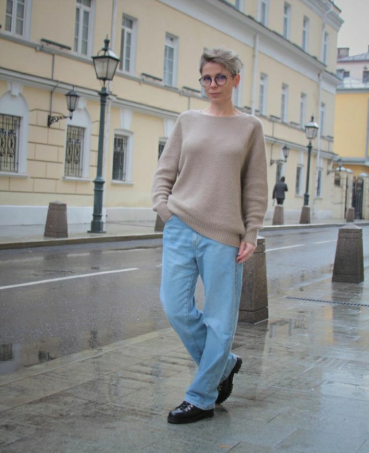 Джемпер Relax fit [Людмила Ратушная]@knittilla