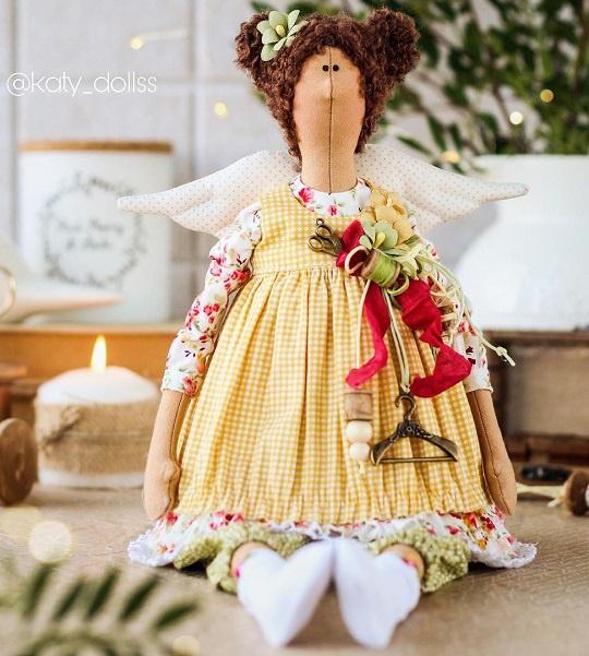 Фея Портняжка в стиле Тильда [katy_dollss]