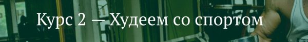 [Freshlife28] Курс №2. Худеем со спортом [Антон Петряков]