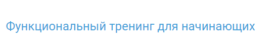Функциональный тренинг для начинающих [Антон Шапочка]
