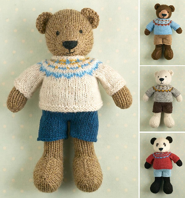 [Игрушка] Boy Bear . Мишка спицами [Julie Williams]