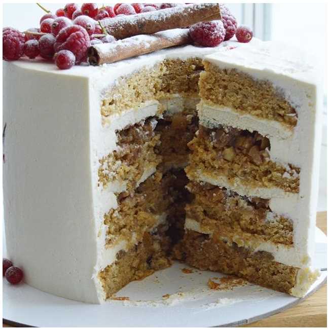 [Кондитерка] Техническая карта торт Груша-орех-голубой сыр [selfsweets_spb]