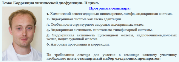 Коррекция химической дисфункции, II цикл [Григорий Крутов]