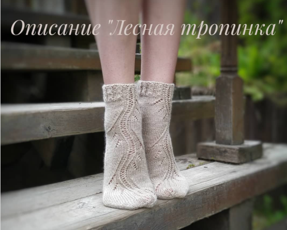Носки Лесная тропинка [theknittingpage]