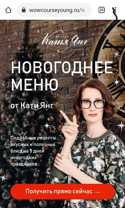 Новогоднее меню. Тариф самостоятельный [Катя Янг]