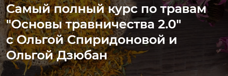 Основы травничества 2.0. Тариф Всё сама  [Ольга Спиридонова, Ольга Дзюбан]