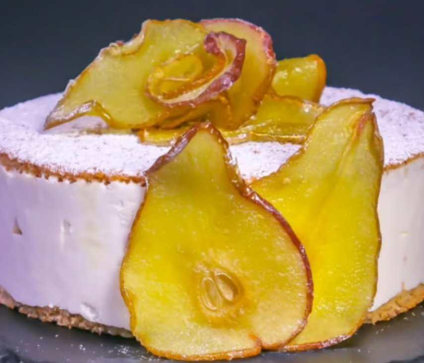 [Pastry School] Торт Ароматная груша-нежная рикотта [Елена Крохмаль]