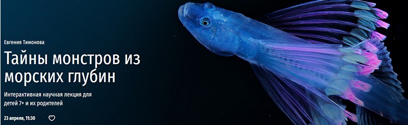 [Прямая речь] Тайны монстров из морских глубин [Евгения Тимонова]