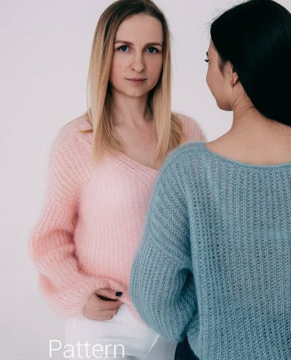 Пуловер оверсайз Breath pullover [skrobova_knits]